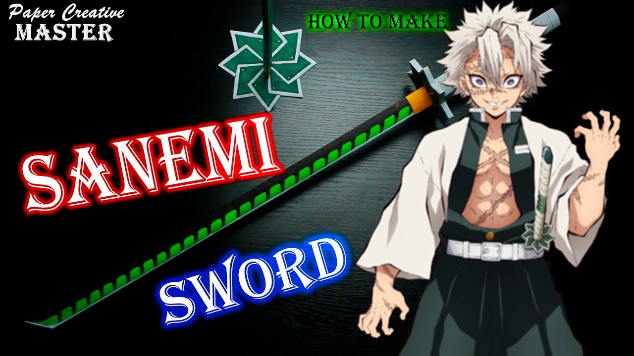 How to Make a Demon Slayer Sanemi Shinazugawa Sword, Kimetsu no Yaiba