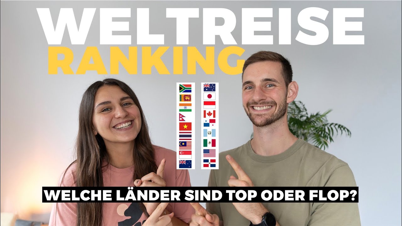 Wir ranken unsere Weltreise Länder