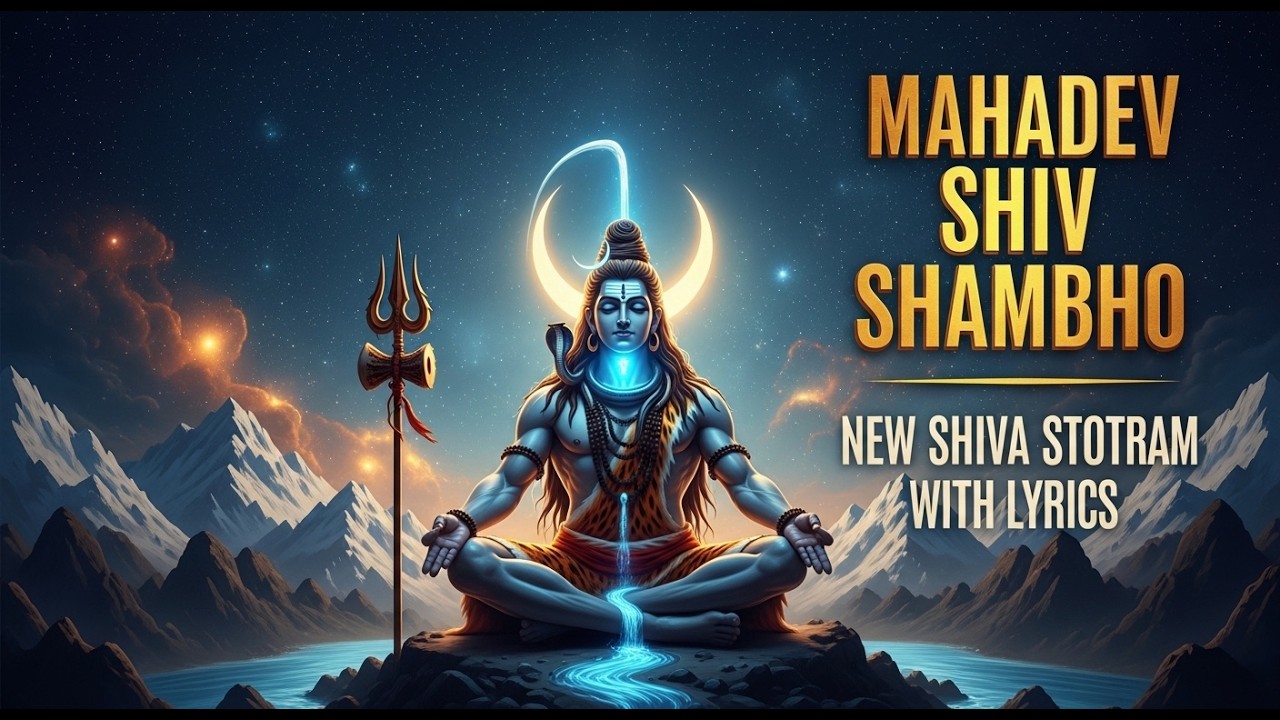 Mahadev Shiva Shambho 🕉️ | New Shiva Stotram with Lyrics | Peaceful Bhakti