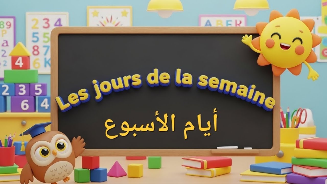  أيام الأسبوع بالفرنسية Les jours de la semaine | درس مبسط 🇨🇵