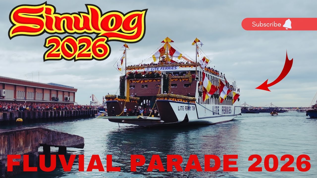 FLUVIAL PARADE SINULOG FESTIVAL 2026 CEBU CTIY PHILIPPINES