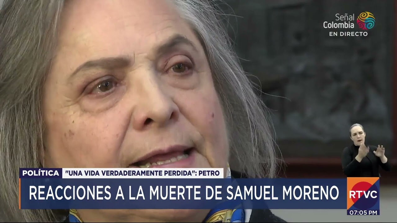 Cientos de reacciones se conocieron tras el fallecimiento de Samuel Moreno | RTVC Noticias