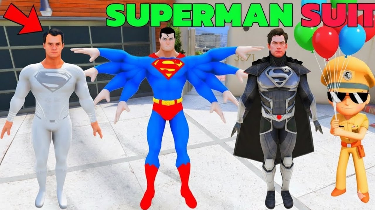 Stealing Every Superman Suit In Gta 5 | Gta 5 Gameplay