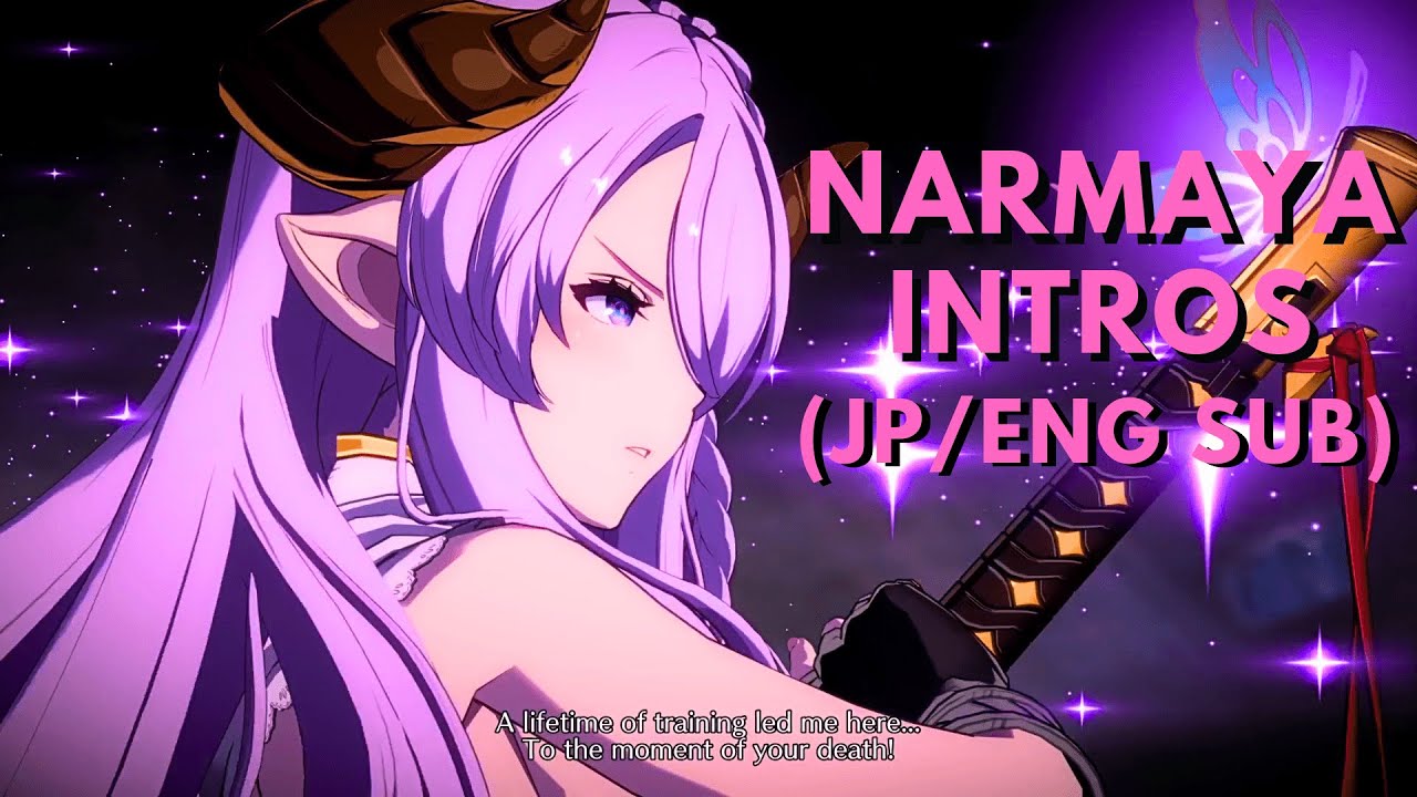 All Narmaya Intros (JP/ENG SUB) - Granblue Fantasy Versus Rising