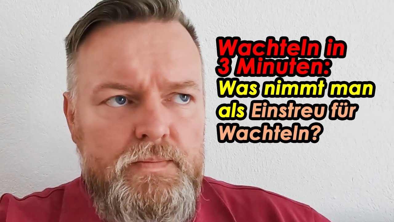 Was nimmt man an Einstreu f&uuml;r Wachteln? #Wachtelnin3Minuten erkl&auml;rt von Wachtelfarm Hettstedt