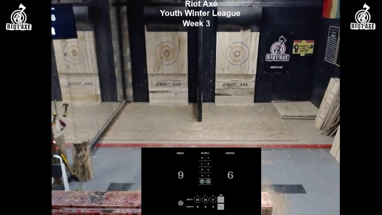 Riot Axe Youth League Winter 2026 Week 3 | Axe Throwing