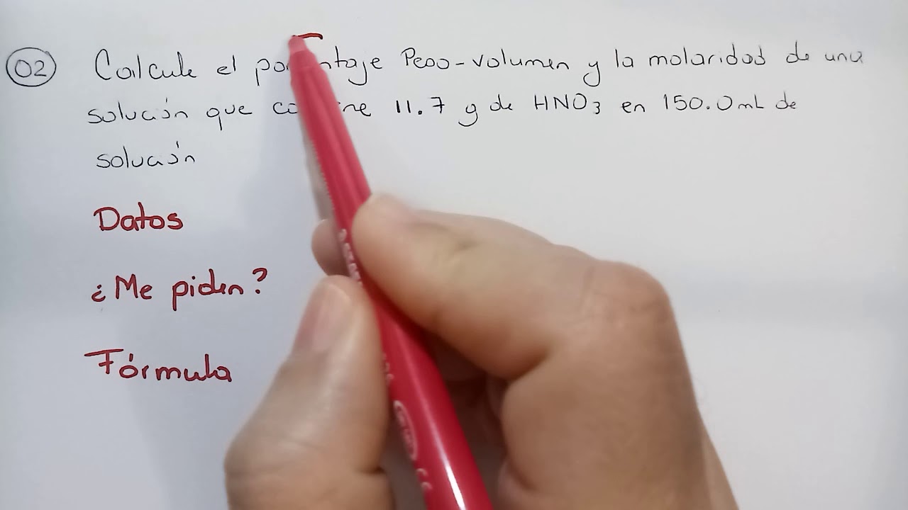 Ejercicios de concentración de soluciones