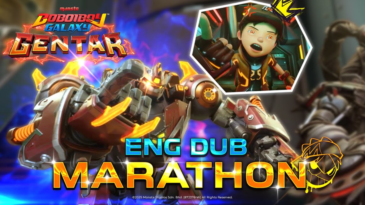 BoBoiBoy Galaxy GENTAR MARATHON EP1-4 (ENG DUB)