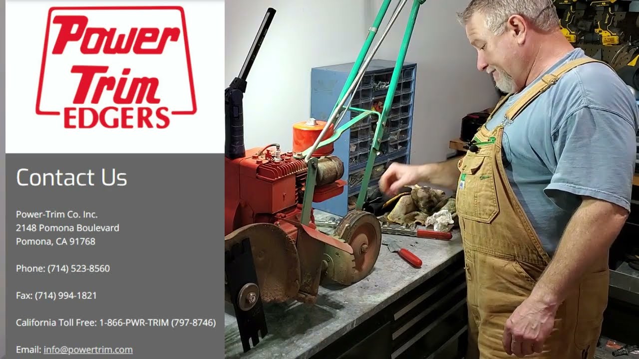 Power Trim Edger Maintenance (Model 150)