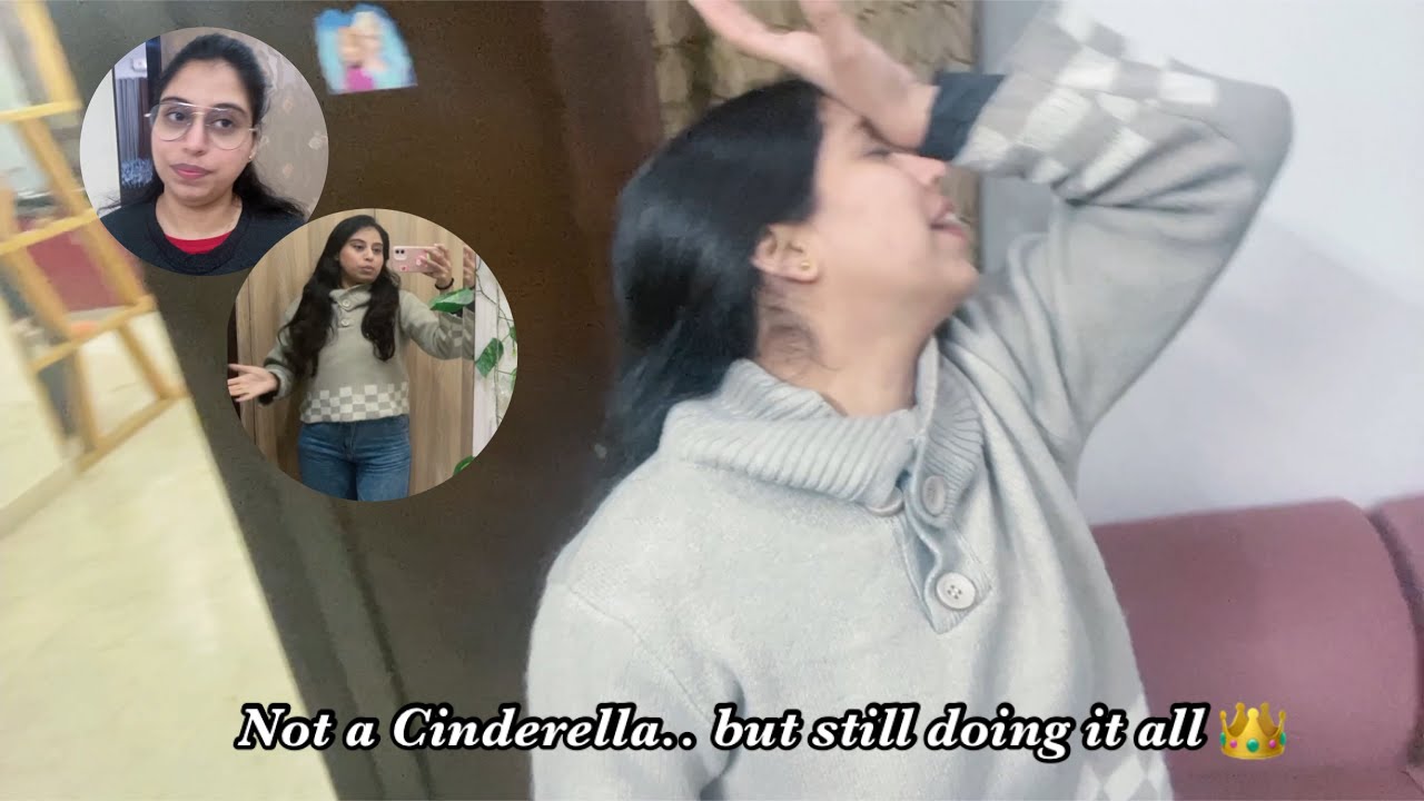 Not a Cinderella. But definitely living the Multitasking life 👑💼🍳| watch till the end for the dish