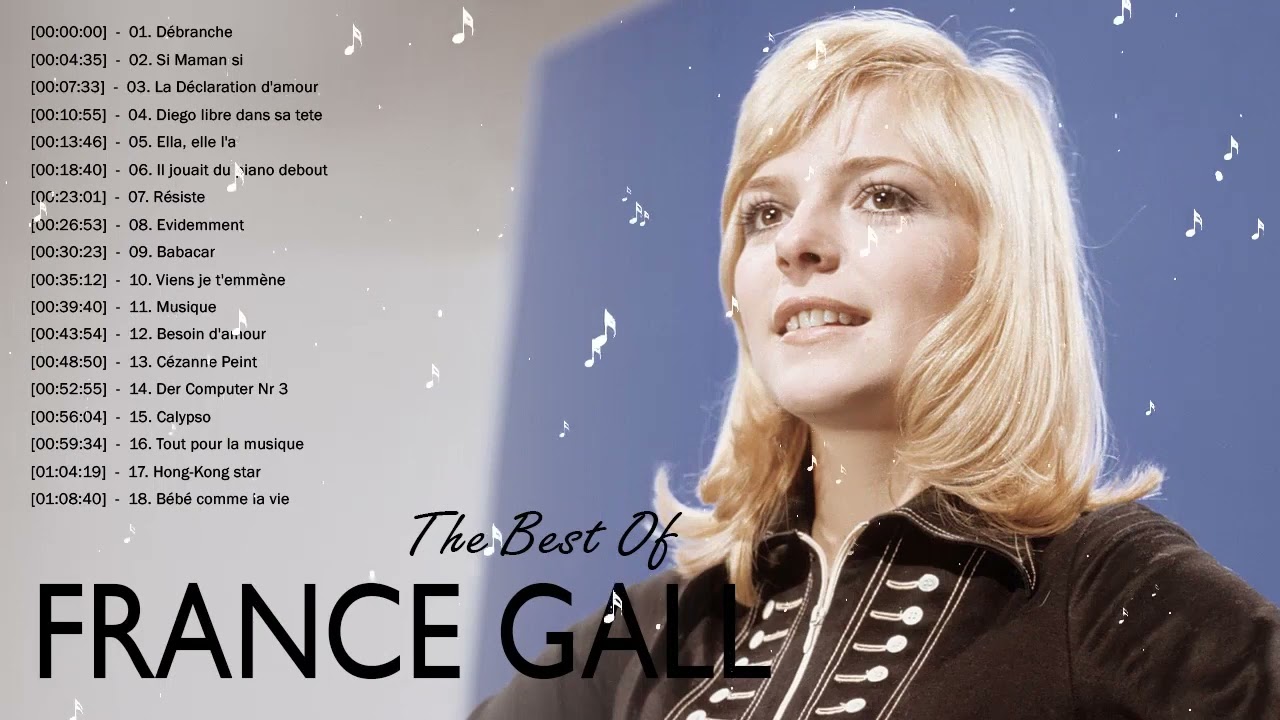 Best of France Gall 2022   France Gall Greatest Hits Full Album 2022