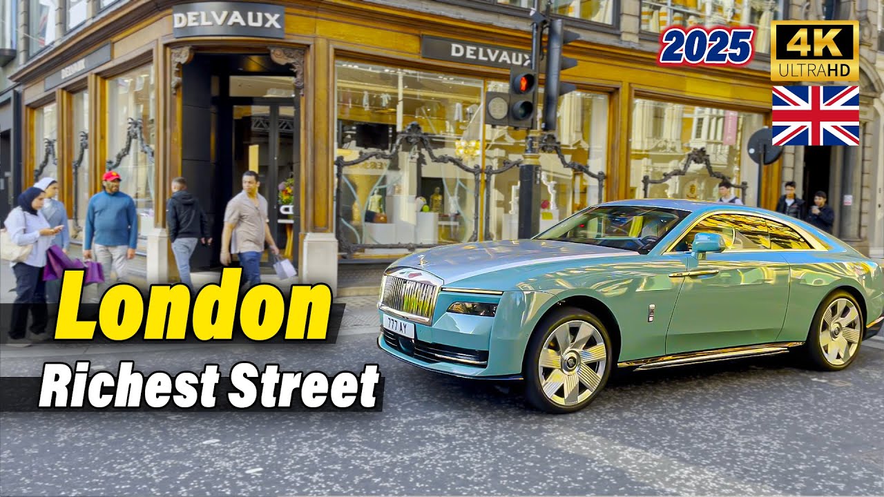 Walking Down the Richest Street in London! 4K HDR | London Walking Tour