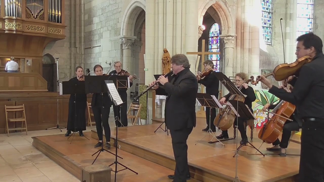 "Allegro", 1st mvt Concerto for oboe and violin BWV 1060, J-S Bach, "Ensemble Arezzo" of Reims 2024.