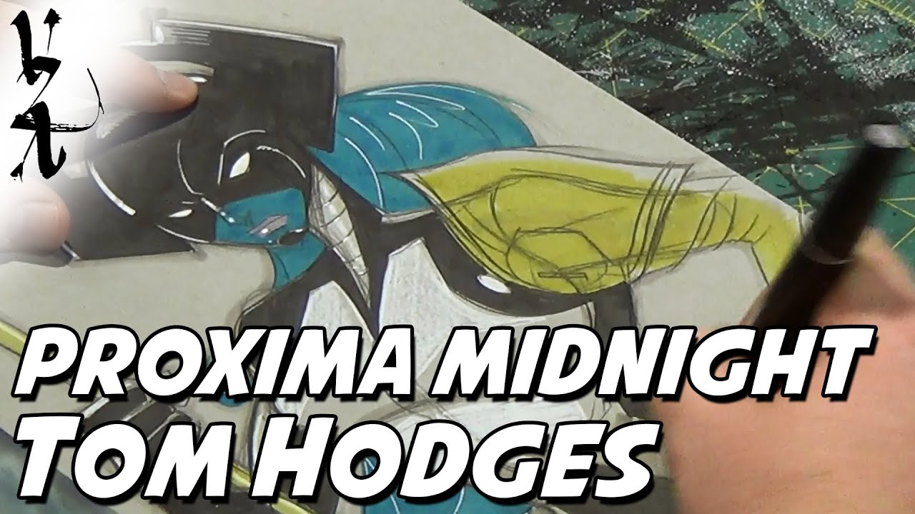 Tom Hodges drawing Proxima Midnight