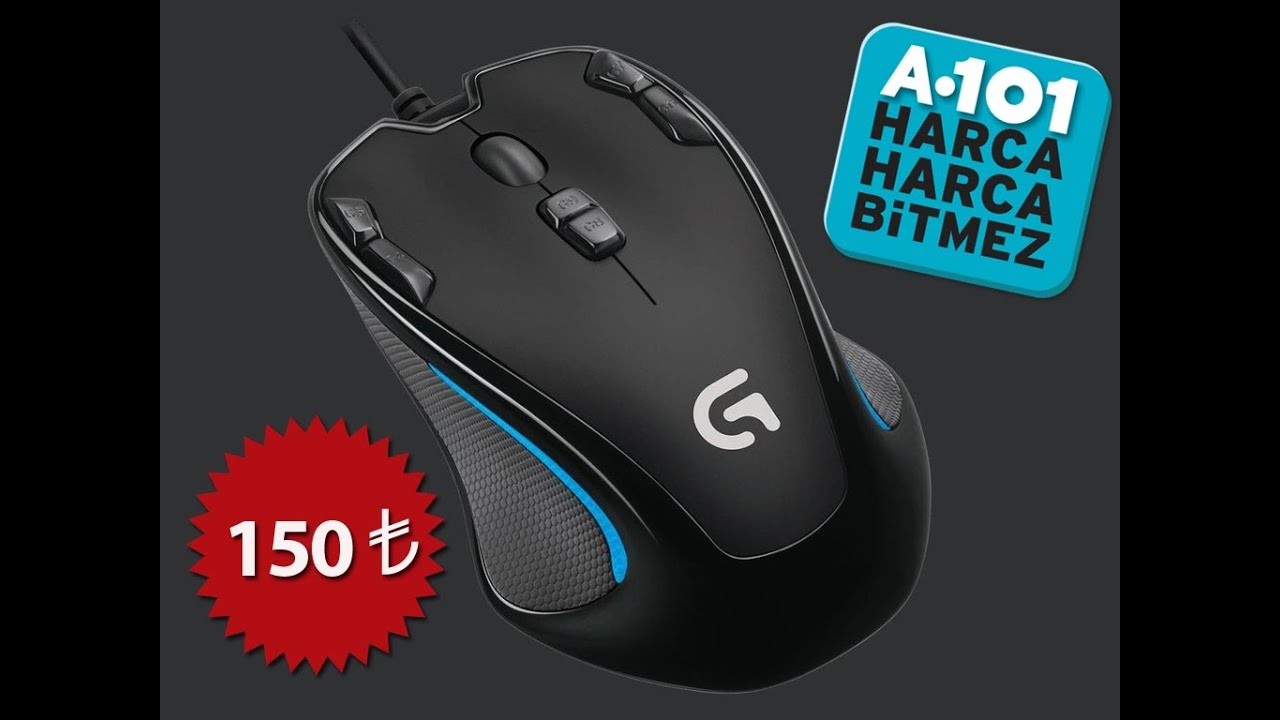 A101'de Satılan Macrolu Oyuncu Mouse!!! Logitech g300S ! KUTU A&Ccedil;ILIMI KURULUM ve piyasa kıyaslaması