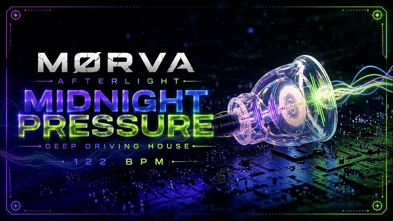 MØRVA AFTERLIGHT – Midnight Pressure | Deep Driving House (122 BPM)