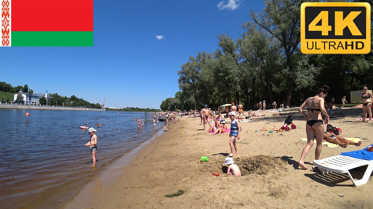 Hot Saturday Beach Gomel Belarus