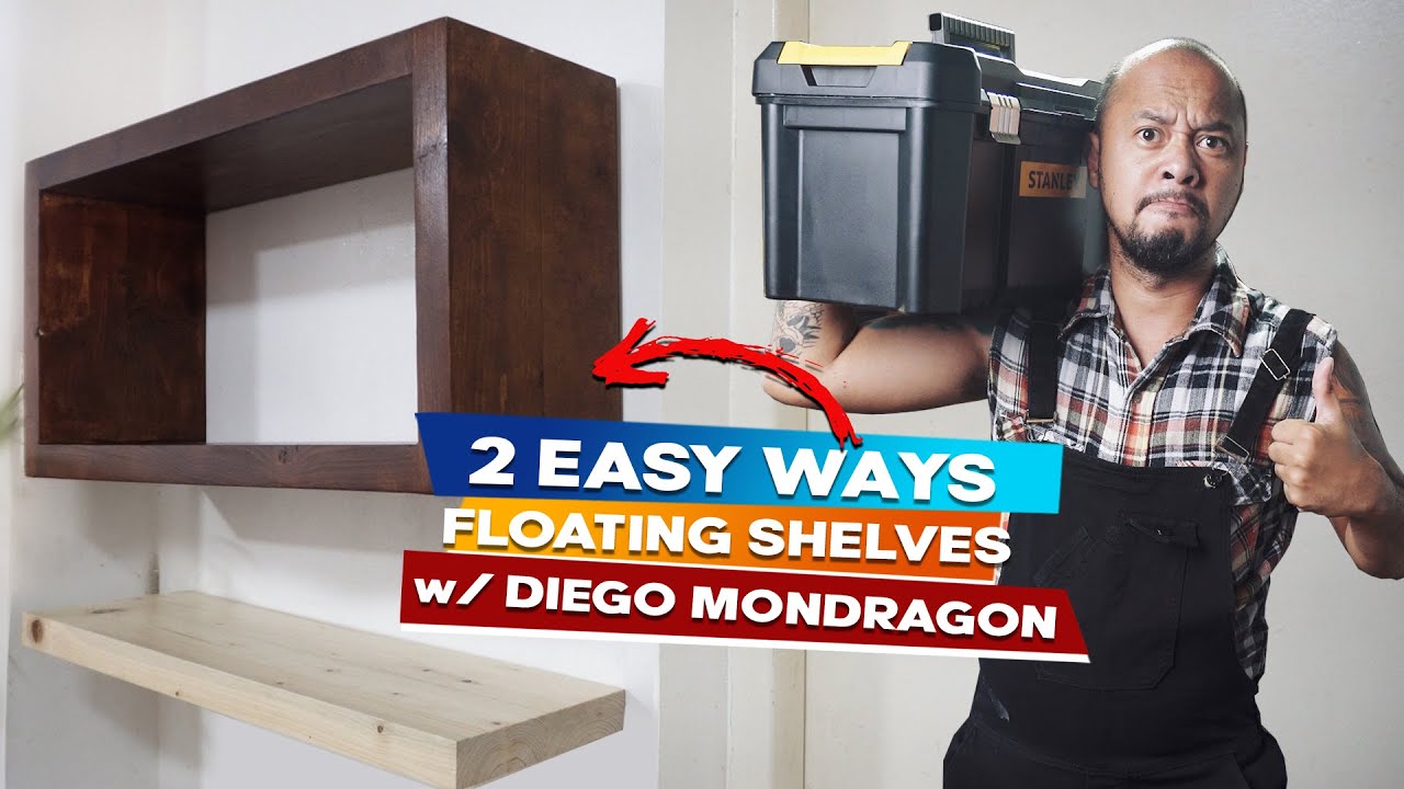 Dalawang Madaling paraan ng paginstall ng DIY Floating Shelves with MASTER KARPINTERO