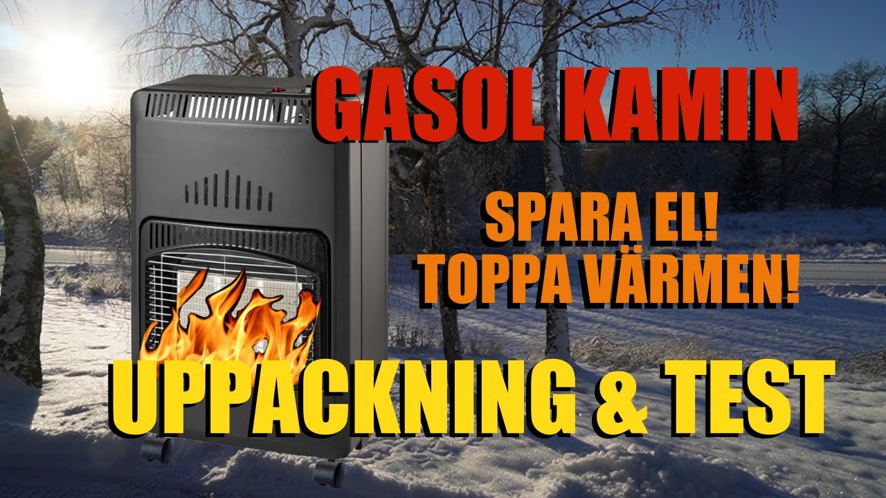 Gasolkamin | Uppackning & Test!