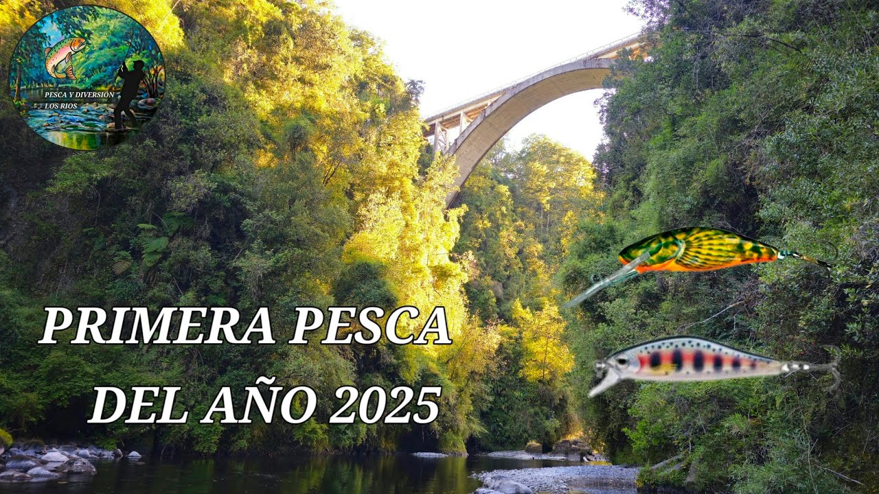 PESCA DE TRUCHAS./REGION DE LOS RÍOS/PRIMERA PESCA DEL AÑO 🎣🐟
