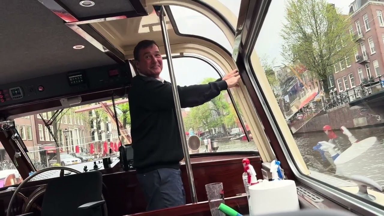 Amsterdam, April 2025…cruising through the canals.