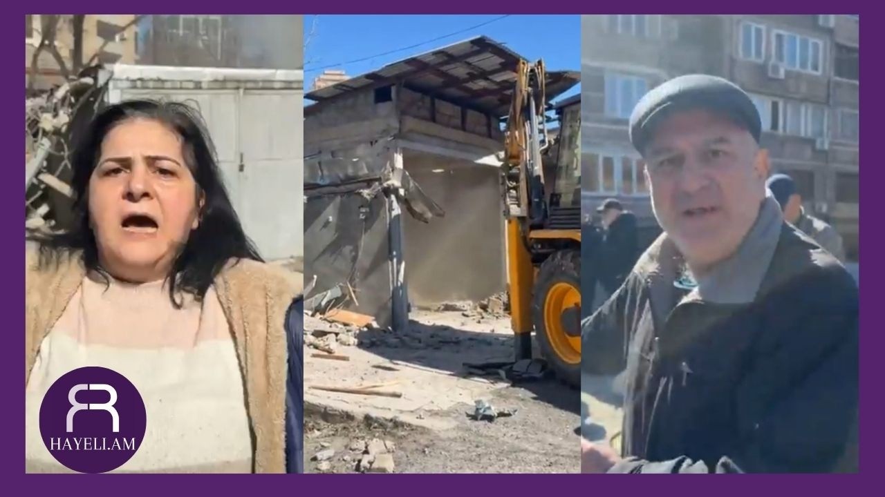 #ՀԻՄԱ․ ՇՏԱՊ․ Քաղաքապետարանը բարբարոսաբար քանդում է քաղաքացիների ավտոտնակները՝ առանց ծանուցման