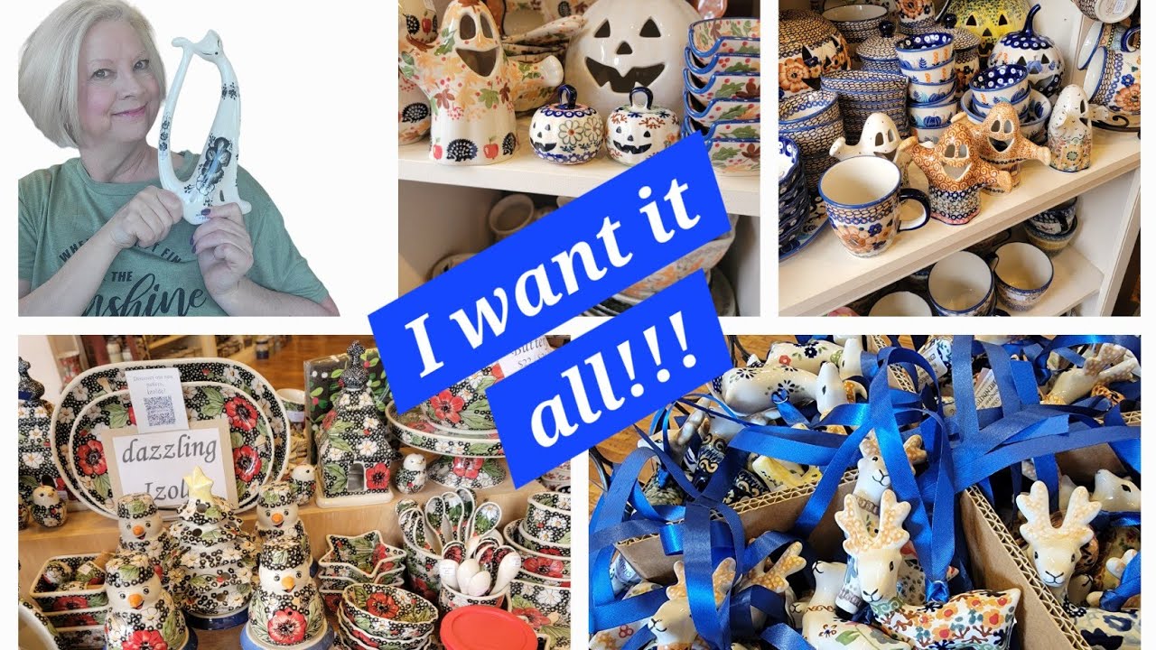 Polish Pottery Outlet Tour & Haul