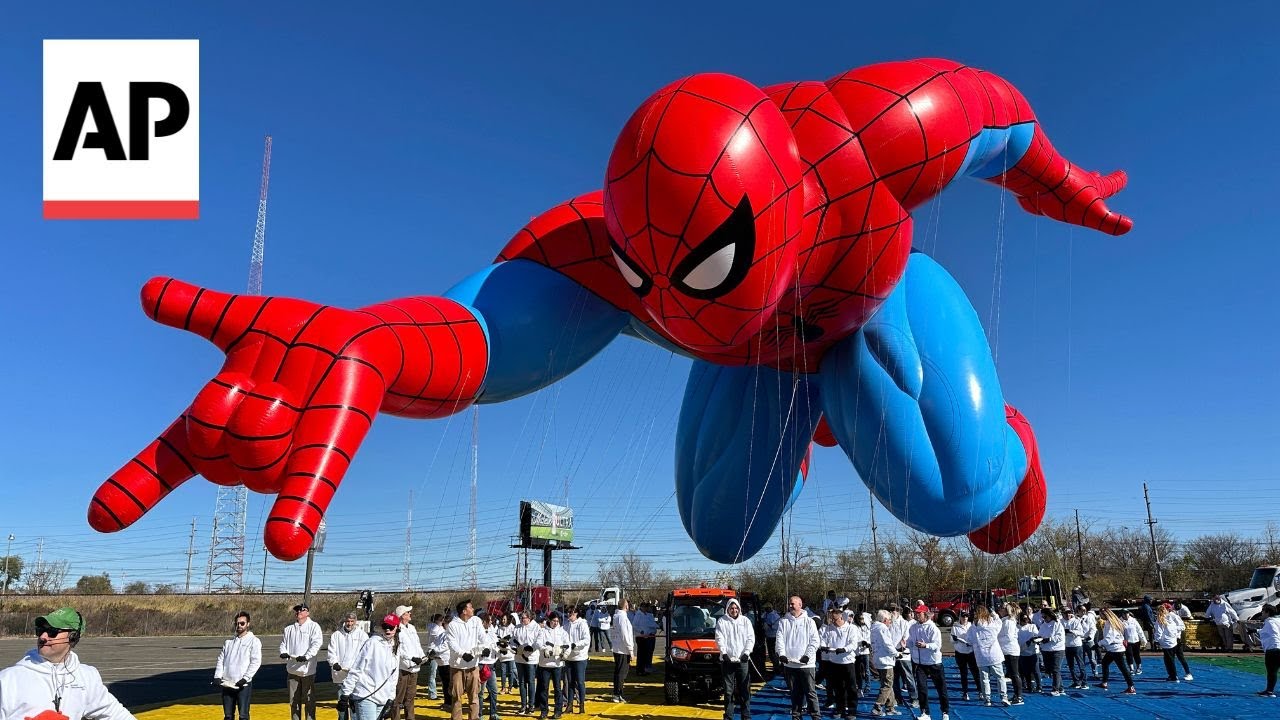New 'Spider-Man' and 'Goku' balloons at Macy's Thanksgiving Day parade this year