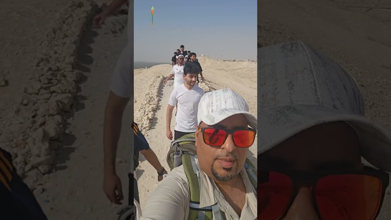 رحلة طلاب جامعة الملك سعود بن عبدالعزيز للعلوم الصحية ضمن مسار هايكنج في جبل الشعبة 