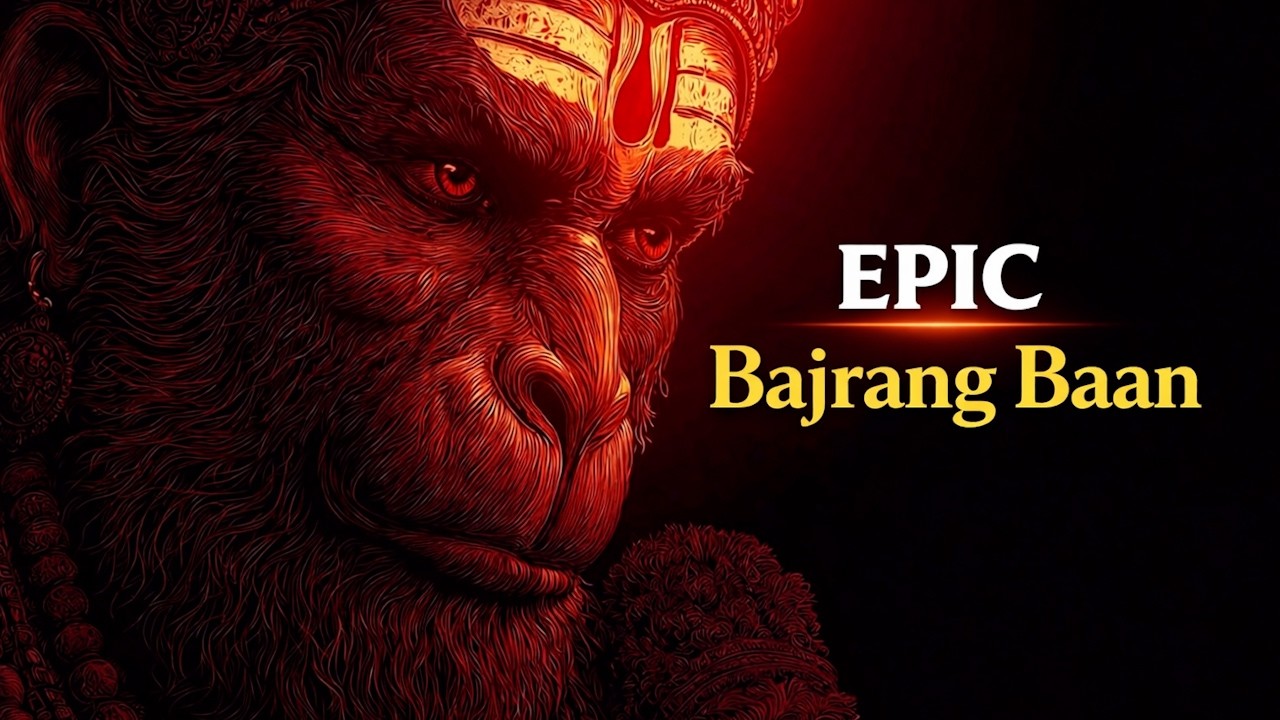 Powerful Bajrang Baan Fast Jaap | Hanuman Mantra for Fear Removal & Positive Energy