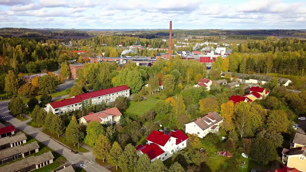 Tervakoski October 2018 4K drone