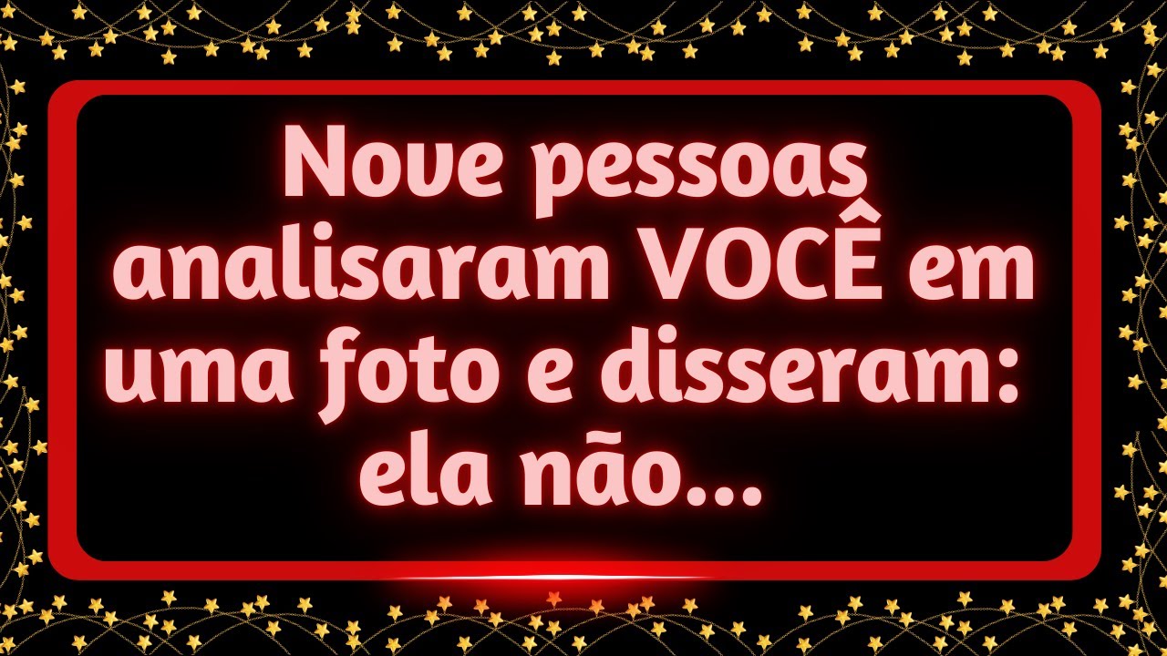 📸🔎Nove pessoas analisaram VOCÊ em uma foto e disseram: ela não...