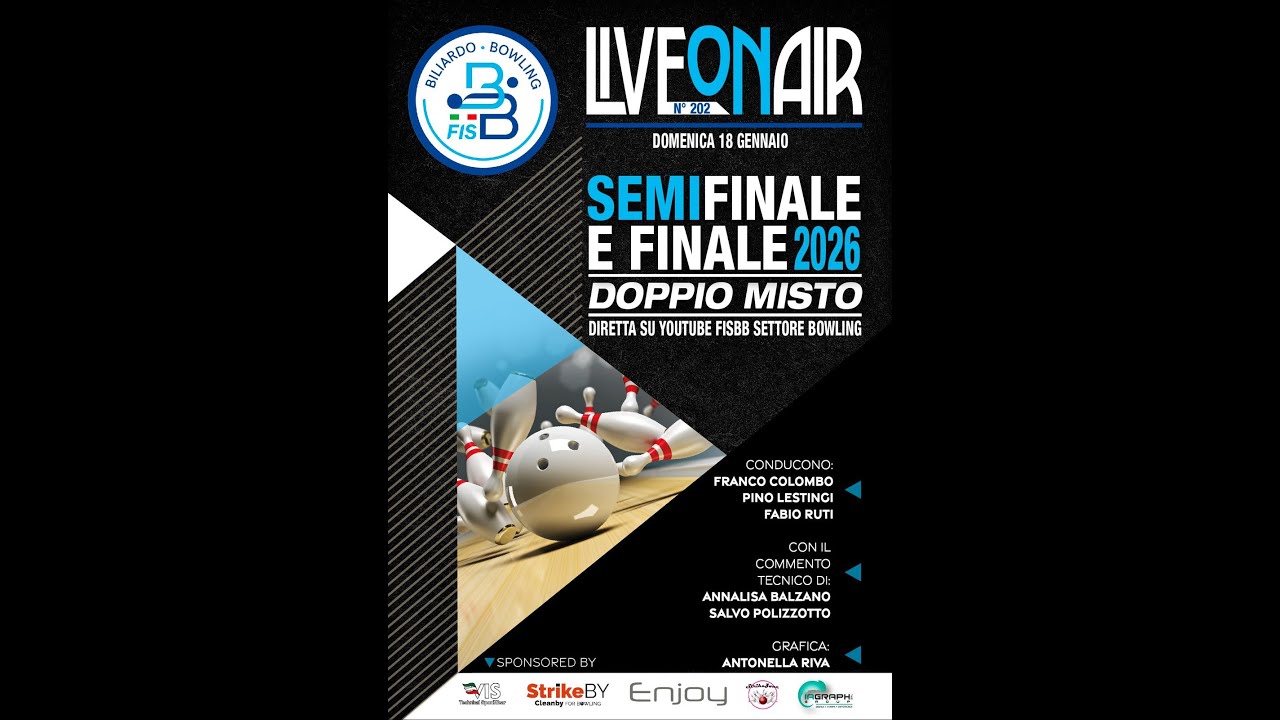 LIVE ON AIR Semifinale e Finale Campionato Italiano Doppio Misto 2026