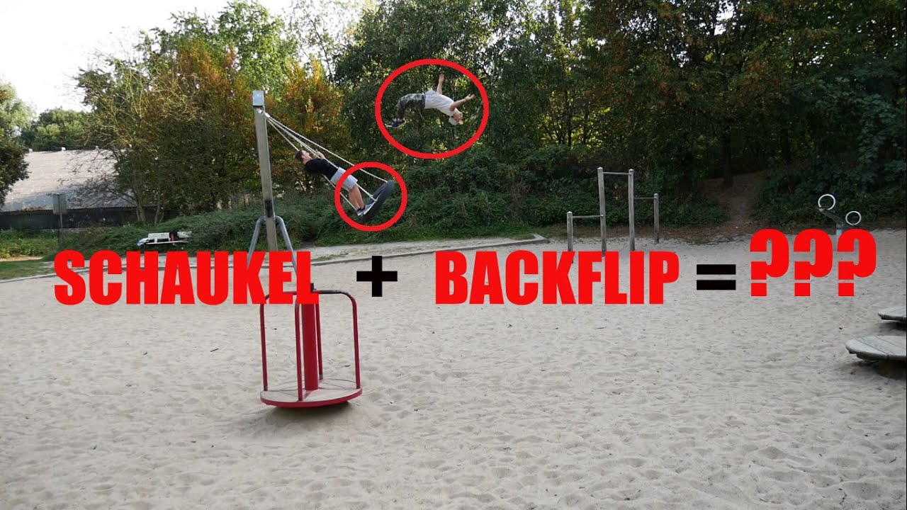 Parkour | Wer kann weiter Challenge?? ( Springen ) | Backflip | Schaukel | Max Moreno