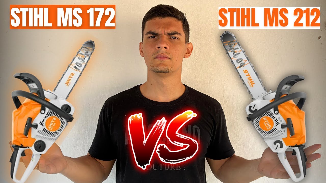 Qual Compensa Mais? Motosserra Stihl Ms 172 ou Motosserra Stihl Ms 212 | Comparativo Completo