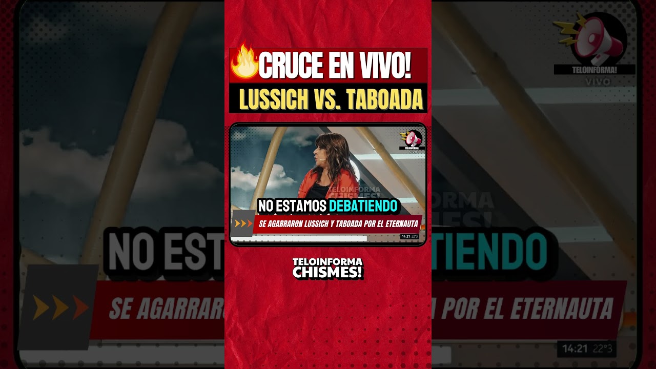 💥FUERTE CRUCE ENTRE RODRIGO LUSSICH Y ANDREA TABOADA