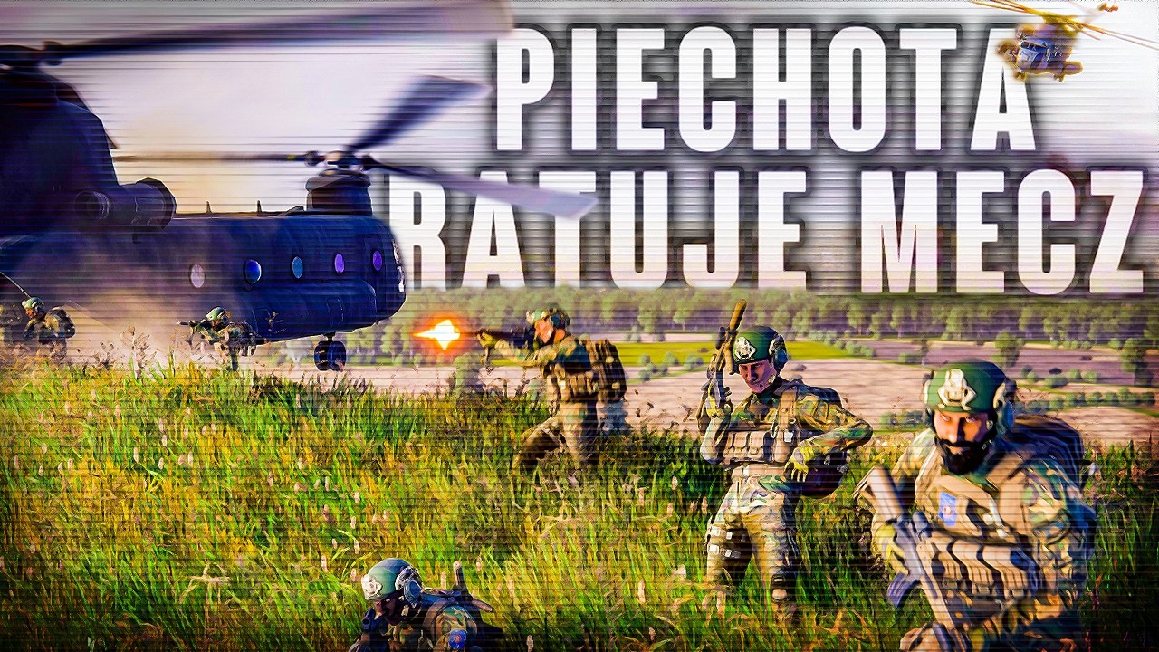 SZARŻA MOJEJ PIECHOTY WYGRAŁA TEN MECZ czyli KAŁACH GRA W BROKEN ARROW MULTIPLAYER PL