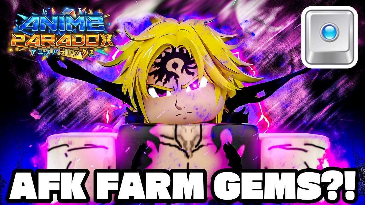 The Best *FREE* Macro To AFK Farm Gems And Exp In Anime Paradox?!