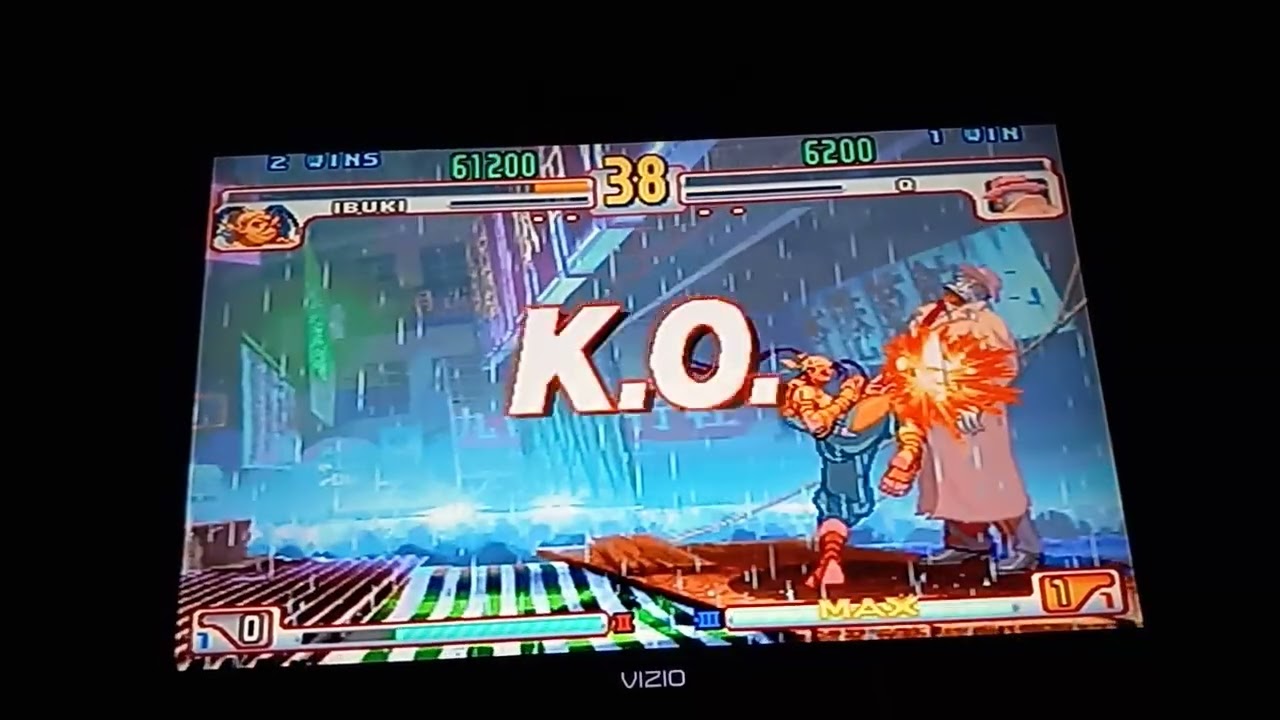 Street Fighter 3: Third Strike (PlayStation 2) - Ibuki VS. Q
