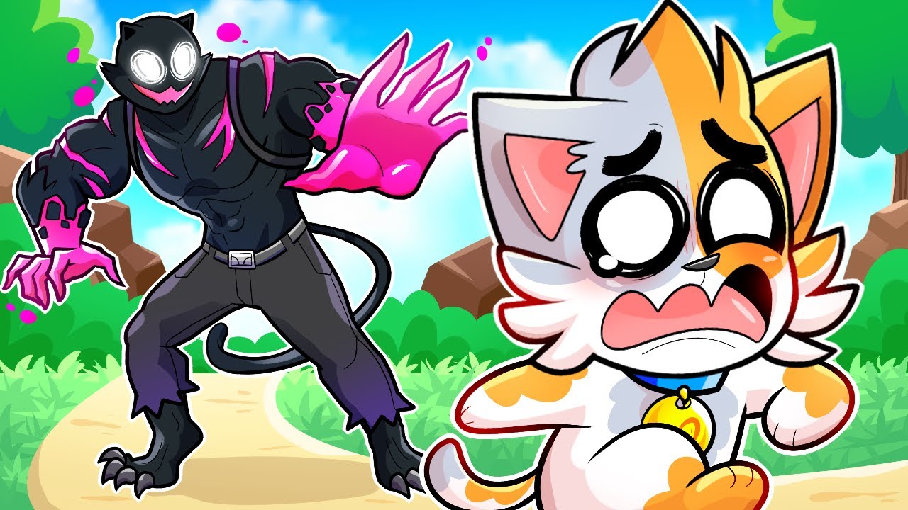 PAPÁ MIAÚSCULOS ASUSTA a GATITO con su NUEVA SKIN de Fortnite! 😱😫