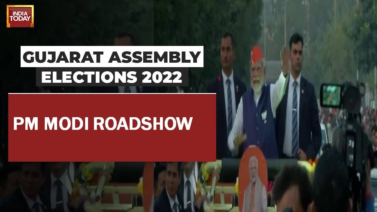 Ground Report: PM Modi's Mega Roadshow Across 14 Assembly Constituencies | Gujarat Election 2022