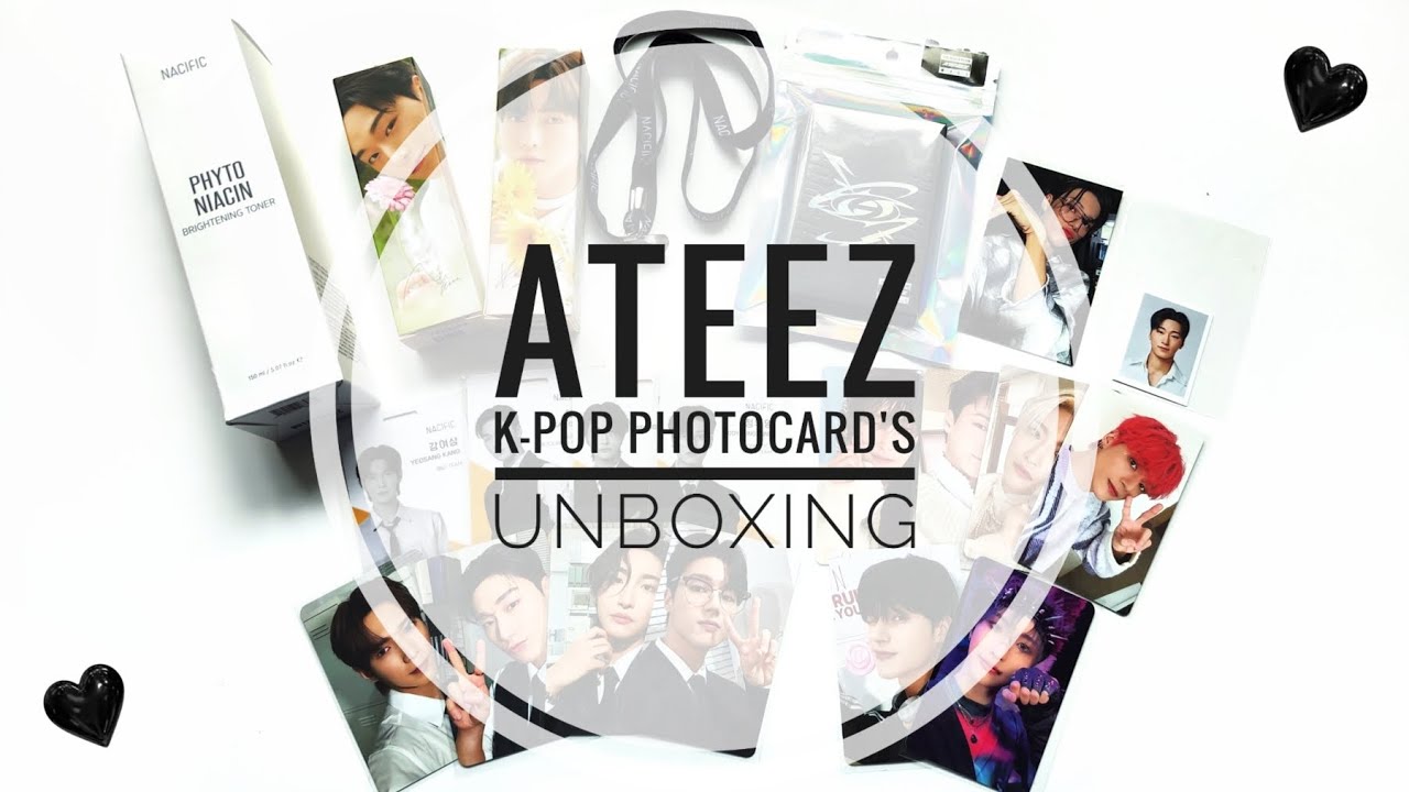 🖤🌿 Распаковка писем с картами ATEEZ | ATEEZ photocard's haul unboxing
