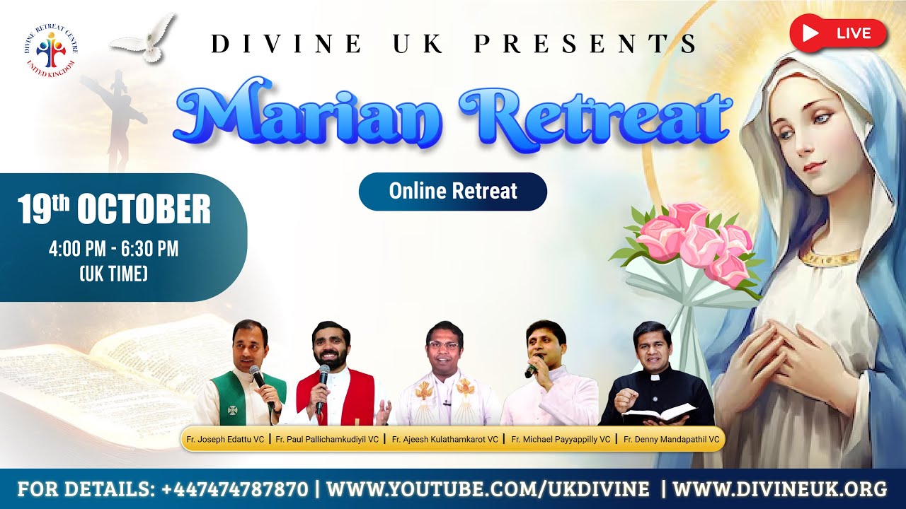 (LIVE) Marian Retreat (19 October 2025) Divine UK