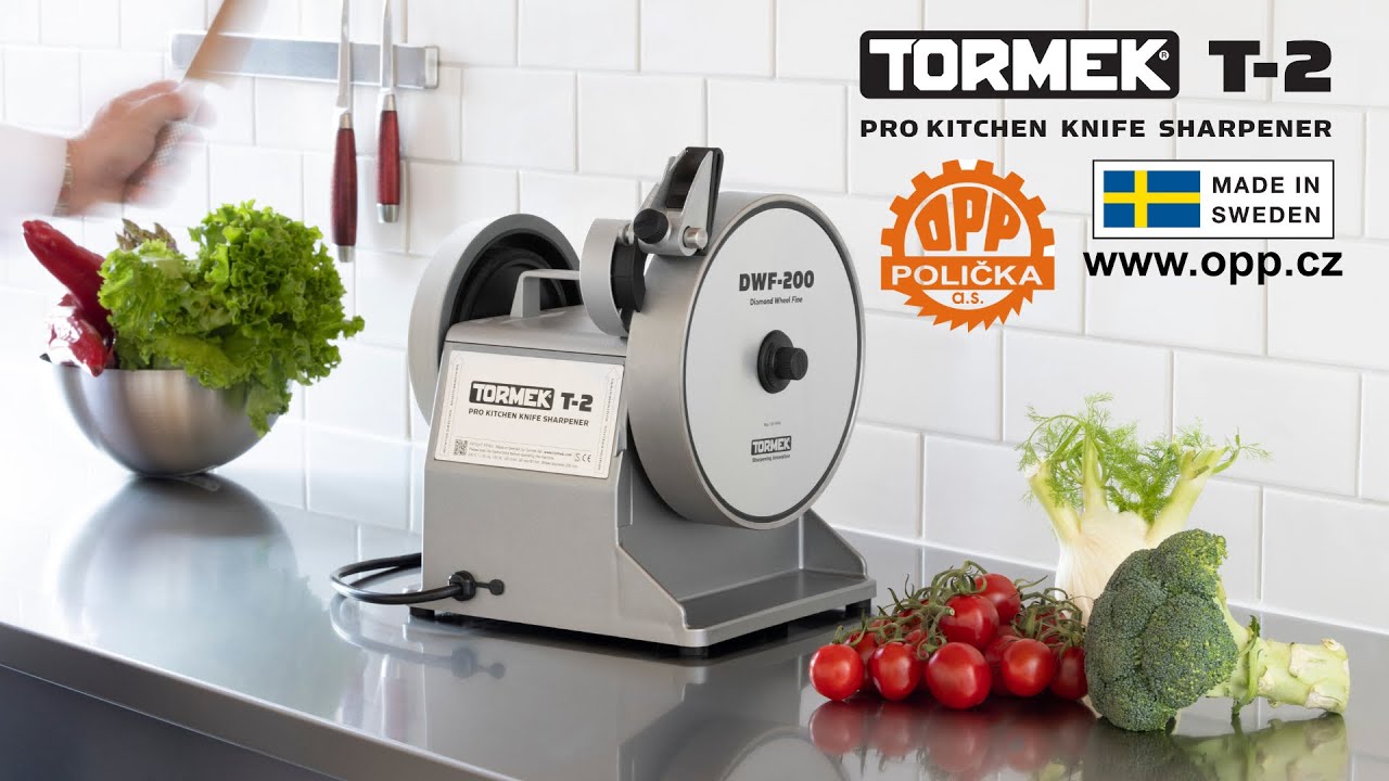 Broušení nožů na brusce TORMEK T-2 🔪 🎥