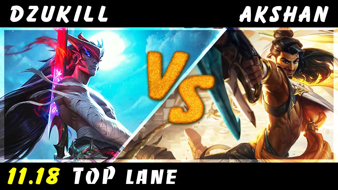 Dzukill - Yone vs Akshan TOP Patch 11.18 - Yone Gameplay