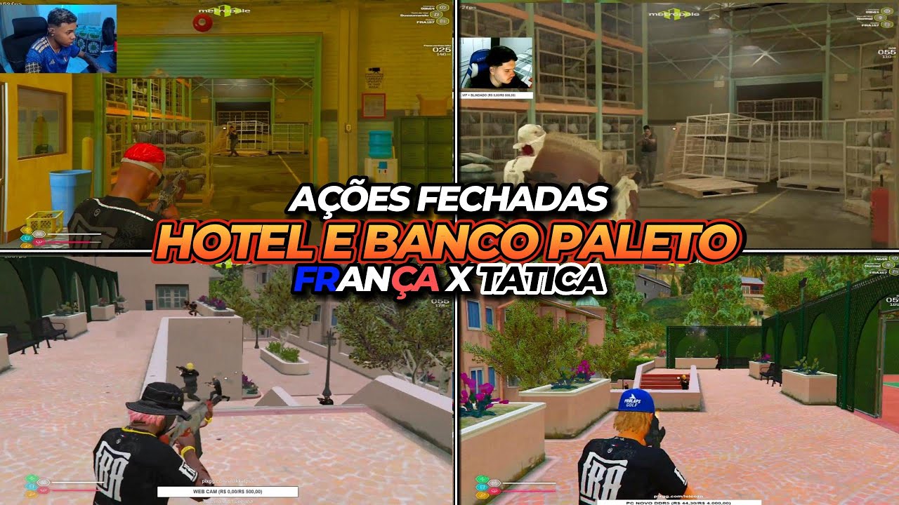 ELES ESTÃO AMASSANDO!!! FRANÇA X TATICA | HOTEL E PALETO