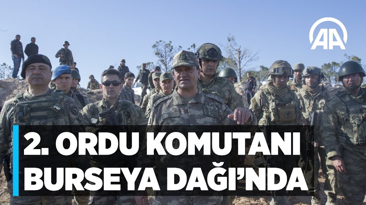 2.  Ordu Komutanı İsmail Temel Burseya Dağı'nda