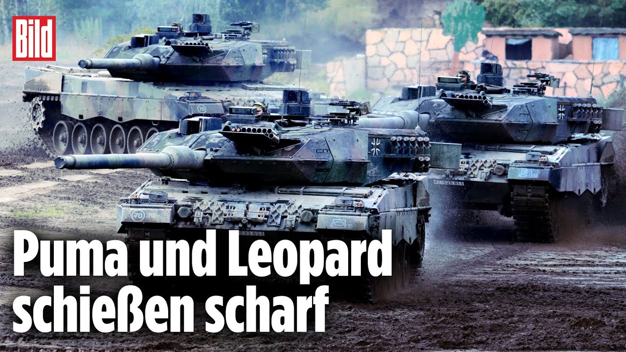 Leopard und Puma im Einsatz: Bundeswehr probt den Ernstfall