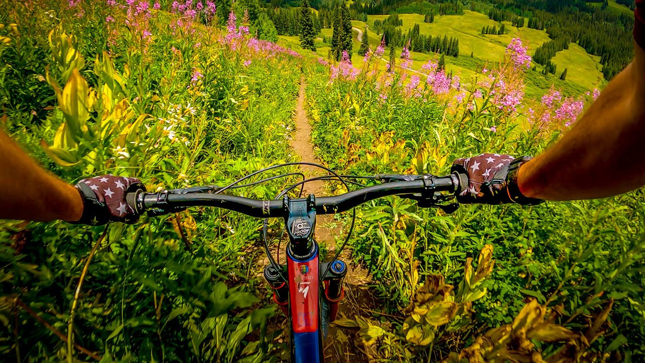 Trail 403 Crested Butte Colorado, Backcountry Mountain Biking.