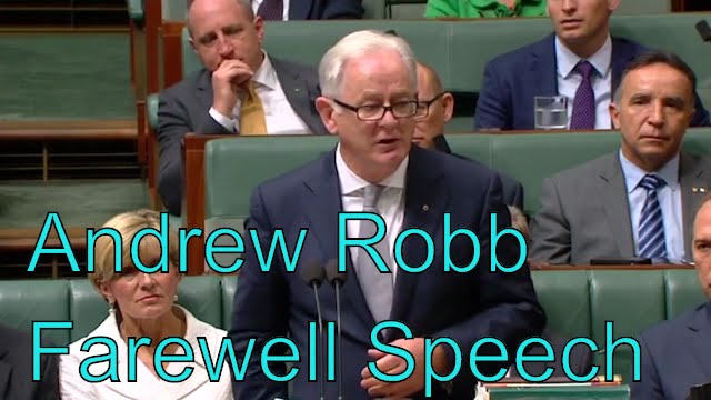 Inside Canberra - Andrew Robb Farewell Speech